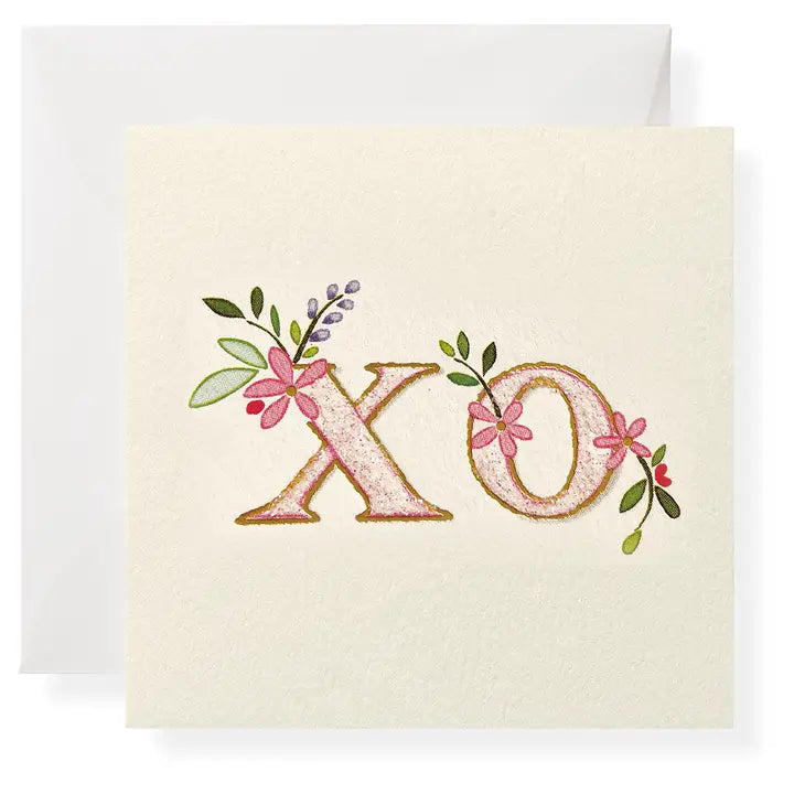 Floral Xo Gift Enclosure Set of 12