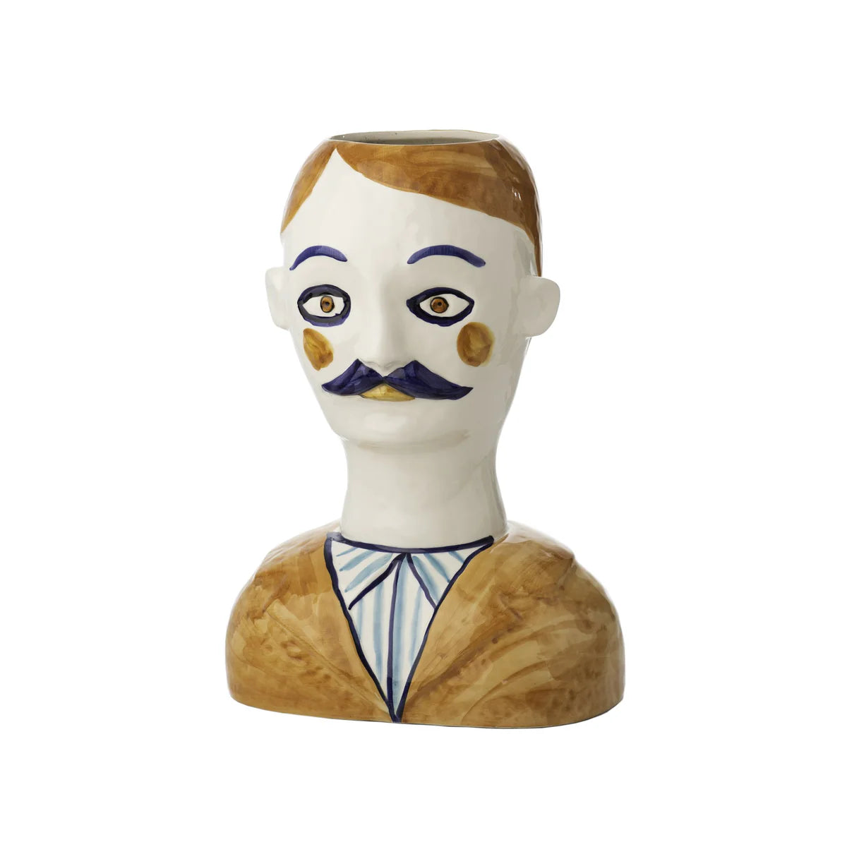 Italian Portrait Vase Male