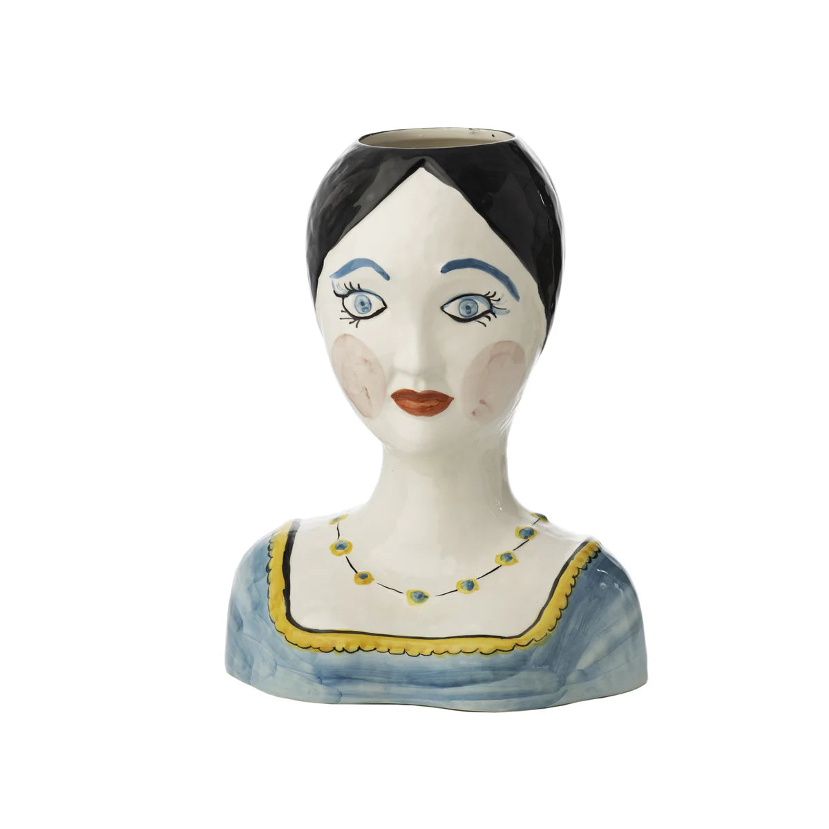 Italian Portrait Vase Female