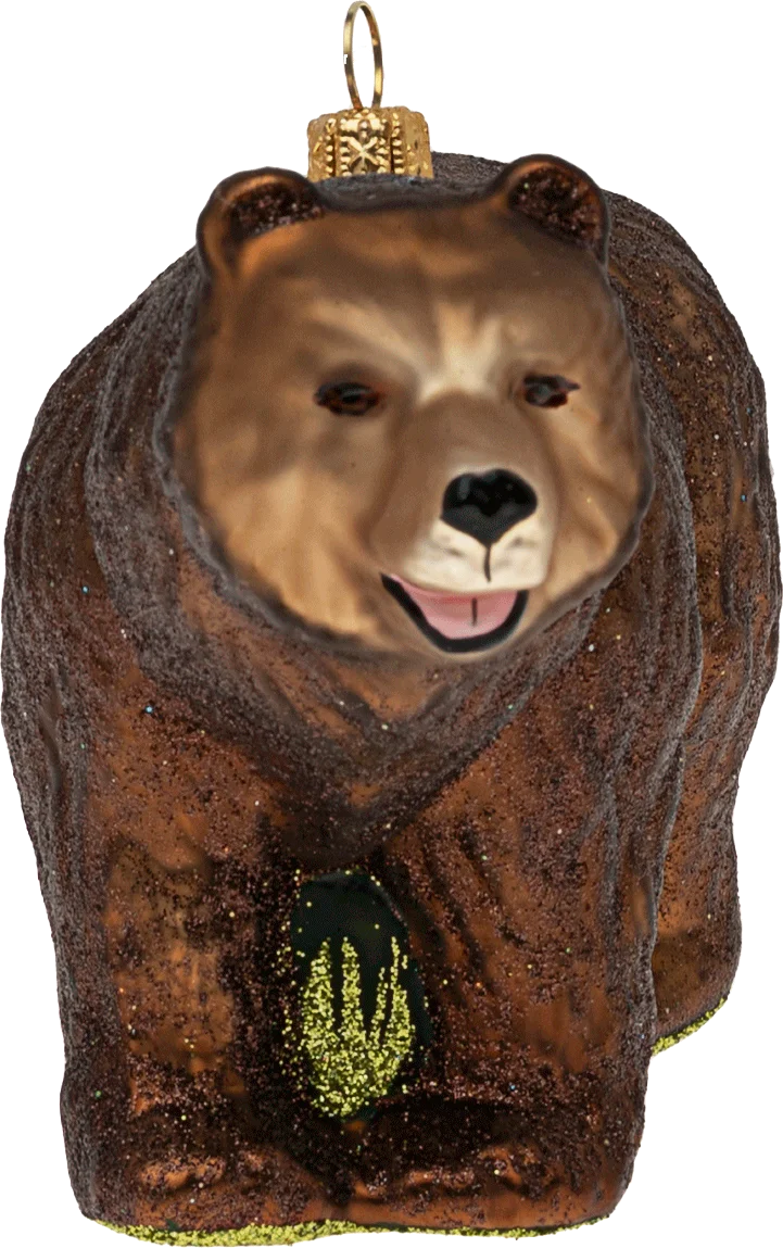 Kodiak Brown Bear Ornamanet