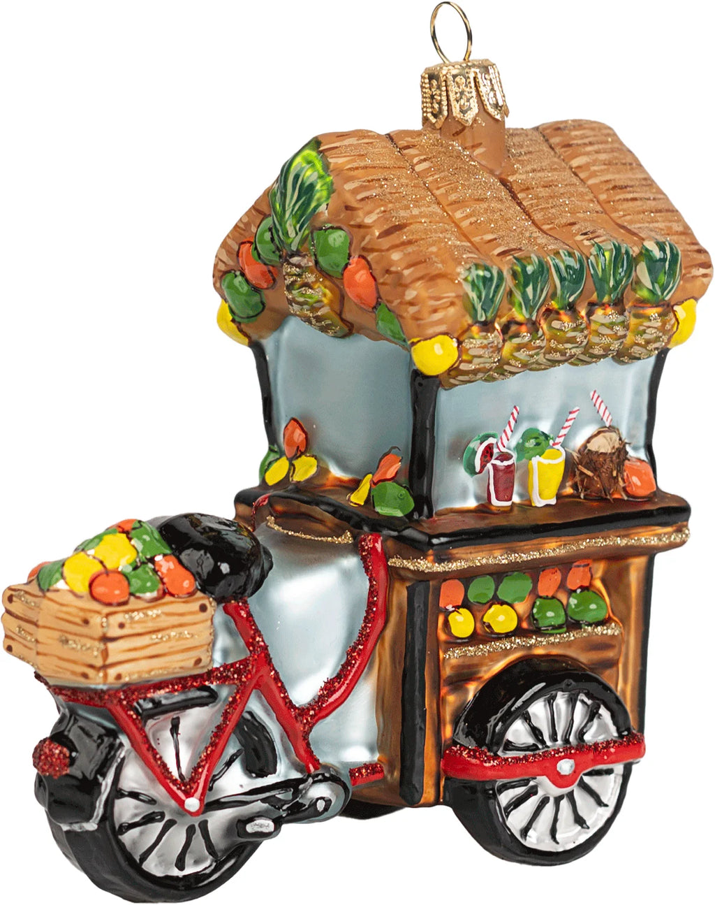 Cocktail Bar on Wheels Ornament