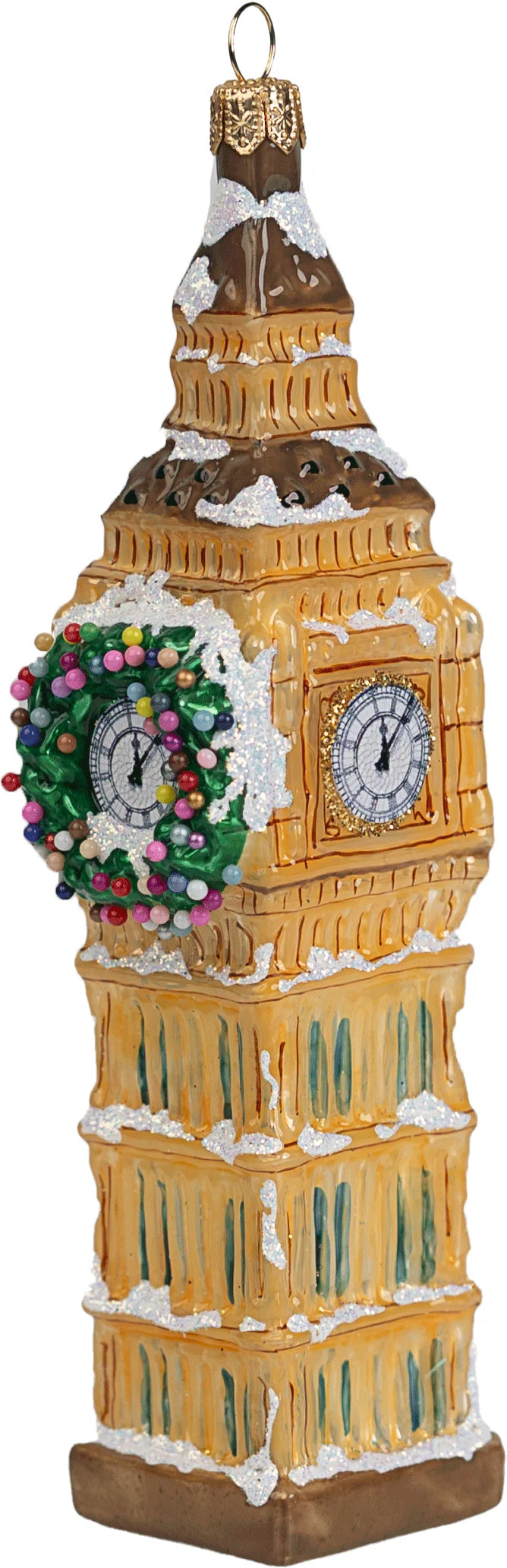 Big Ben with Christmas Wreath Ornament