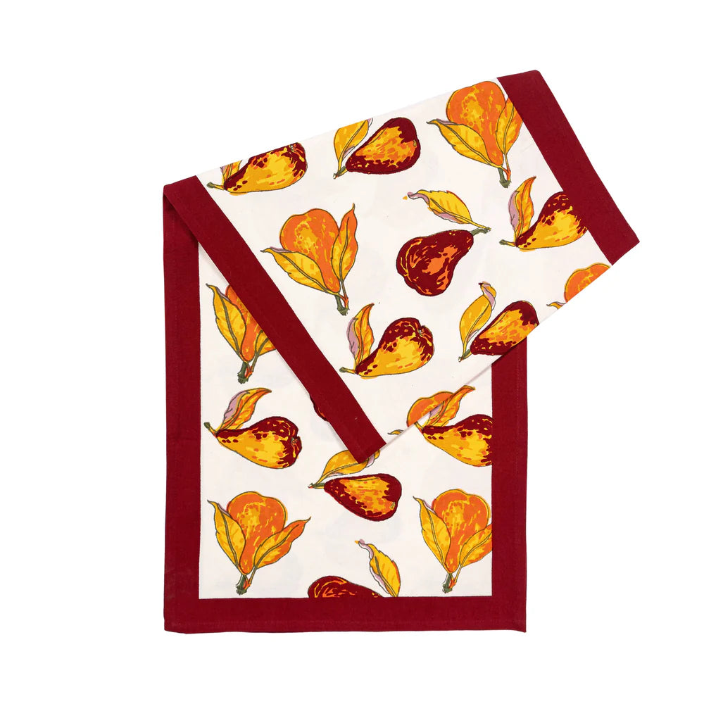 Orchard Pear Runner Burgundy