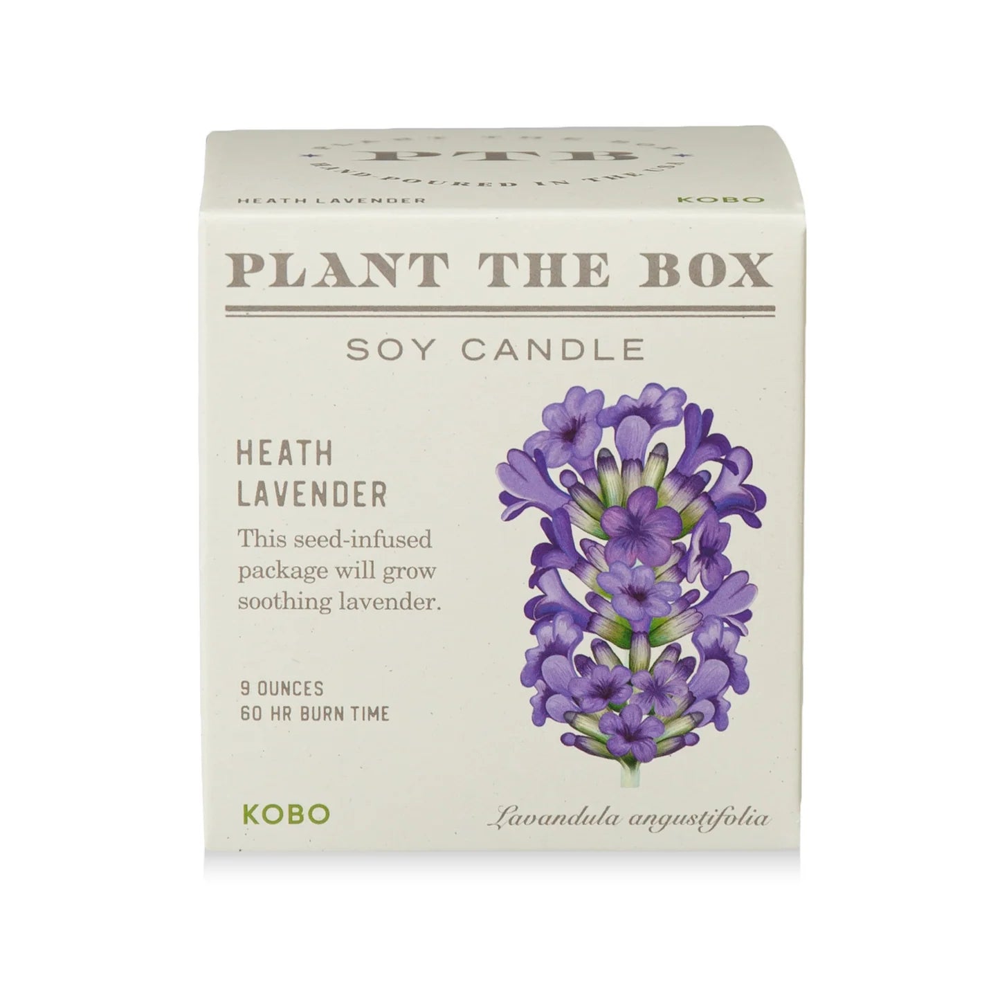 Heath Lavender Plant The Box Candle
