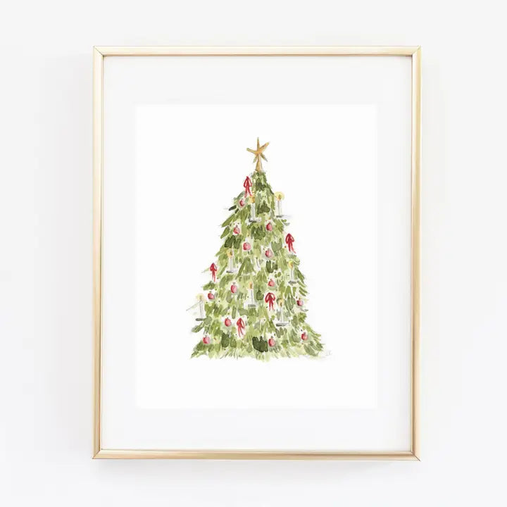Nutcracker Tree Art Print