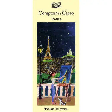 Comptoir Du Cacao 72% Dark Chocolate Bar, Tour Eiffel Night
