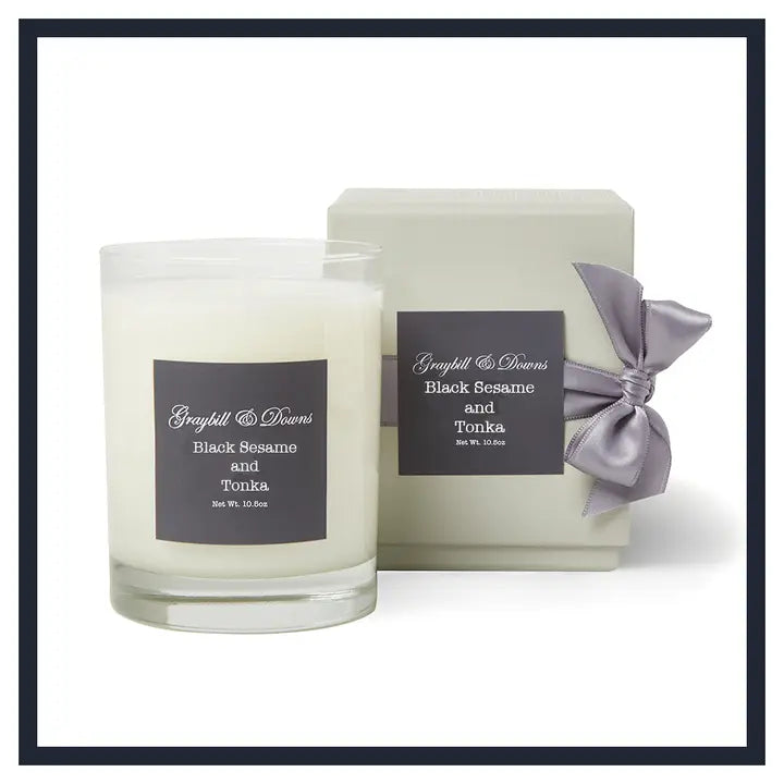 Black Sesame and Tonka Classic Candle