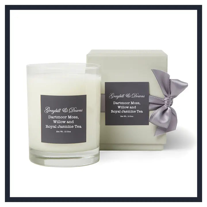 Dartmoor Moss Willow and Royal Jasmine Tea Classic Candle
