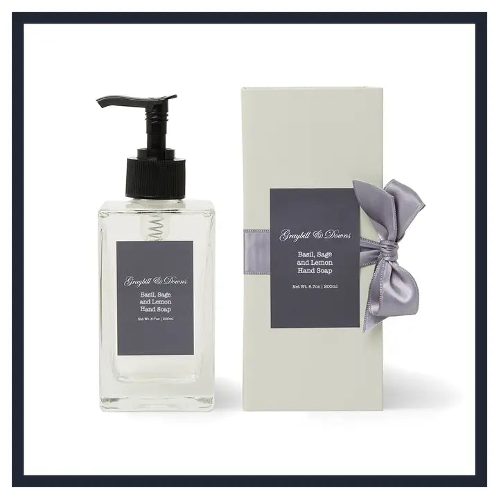 Basil with Sage and Lemon Soap
