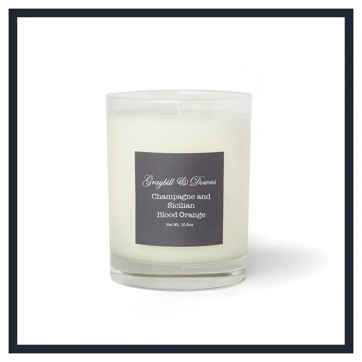 Champagne and Sicilian Blood Orange Candle