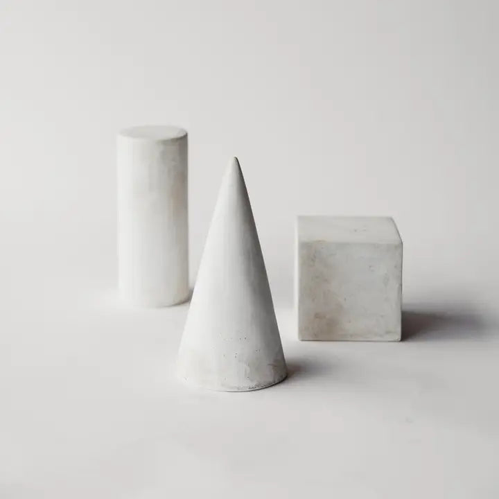 Set of 4 Geometric Solids
