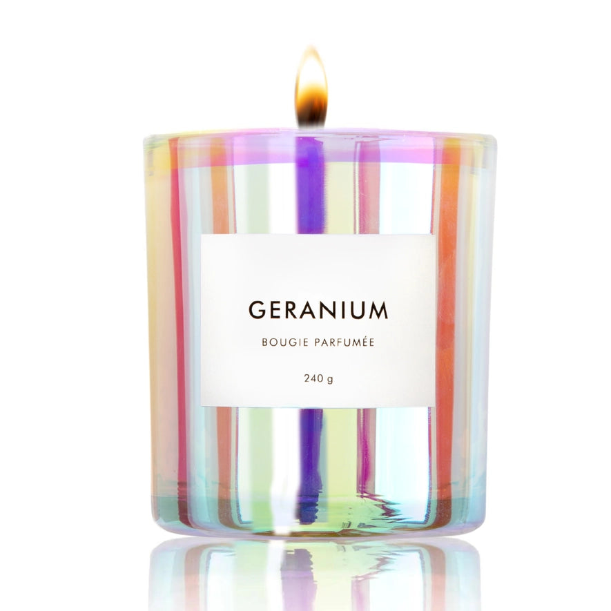 Geranium Scented Candle