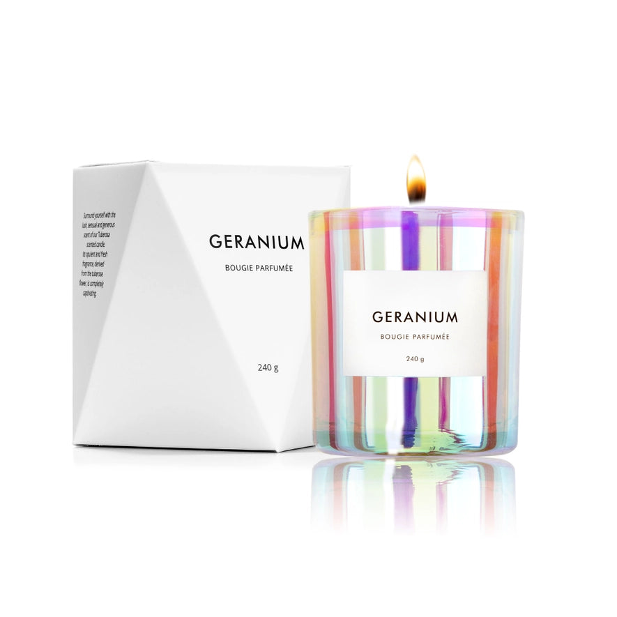 Geranium Scented Candle