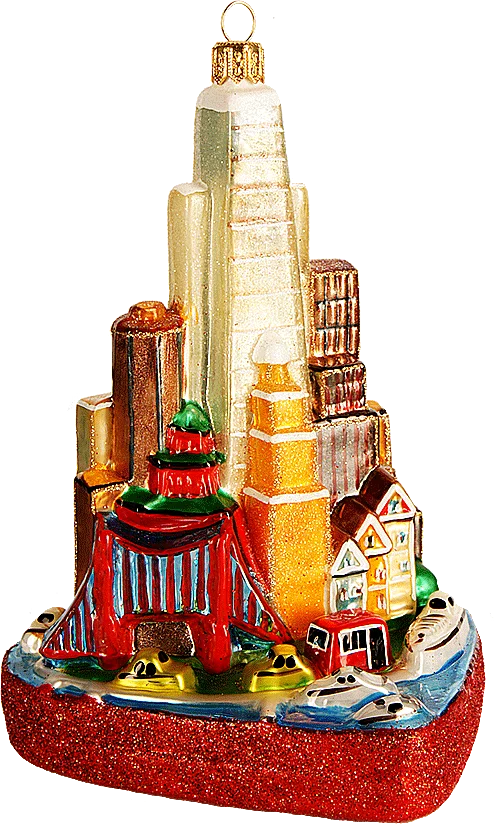 San Francisco Landscape Ornament