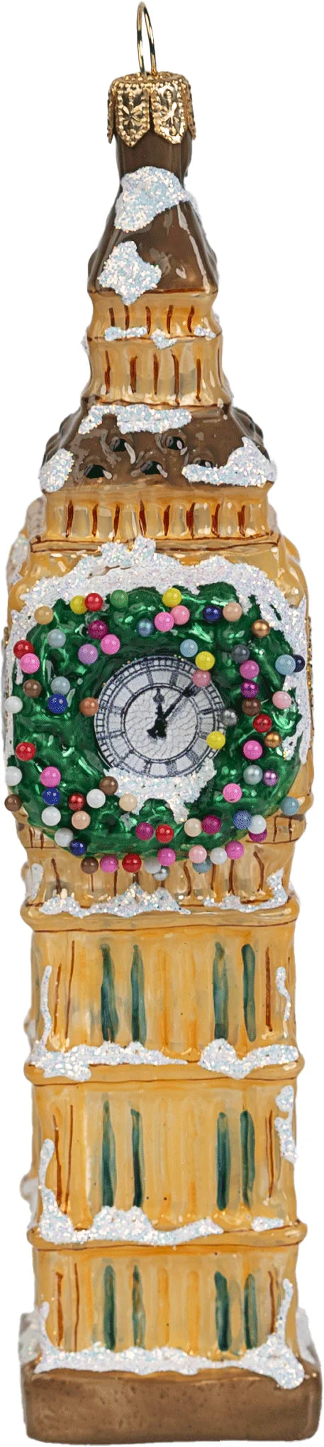Big Ben with Christmas Wreath Ornament