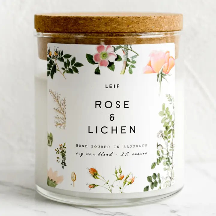 Botanist Candle | Rose & Lichen