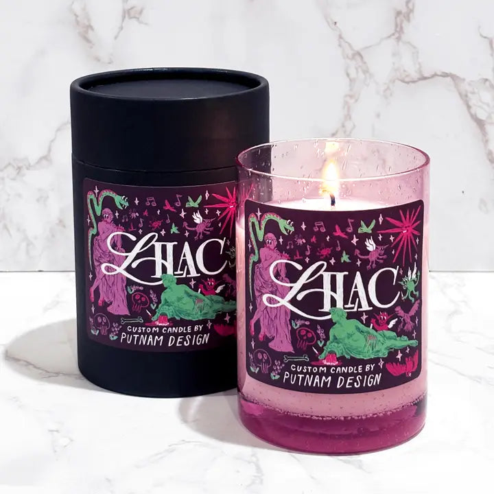 Lilac Candle