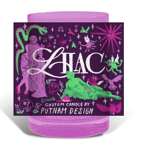 Lilac Candle