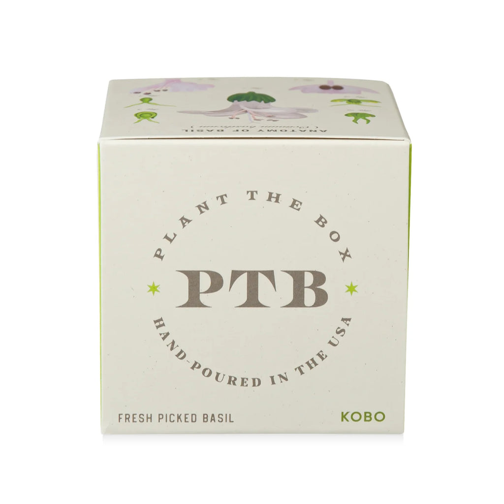 Fresh Picked Basil Plant The Box Candle