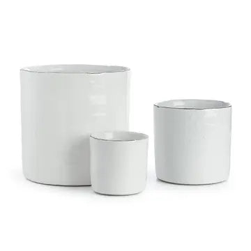 Studio Cachepots White, Set of 3