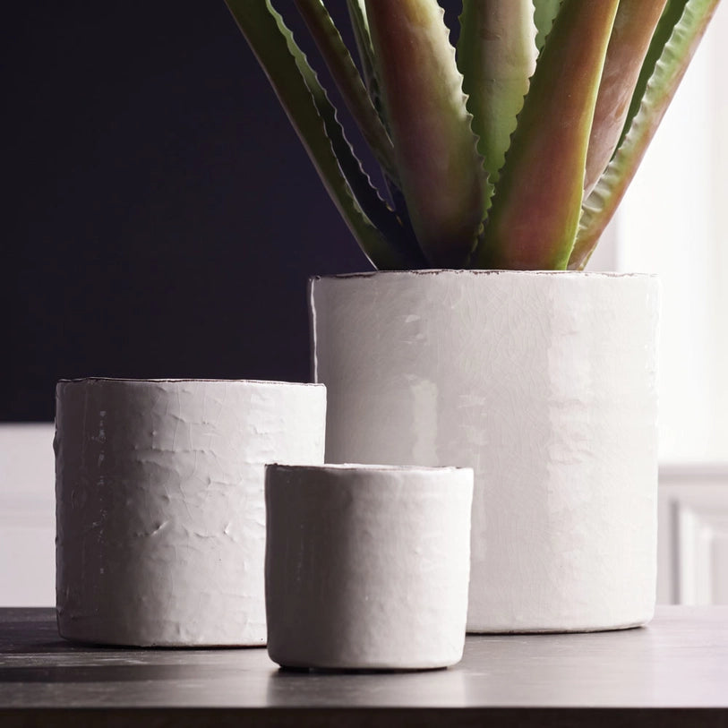 Studio Cachepots White, Set of 3